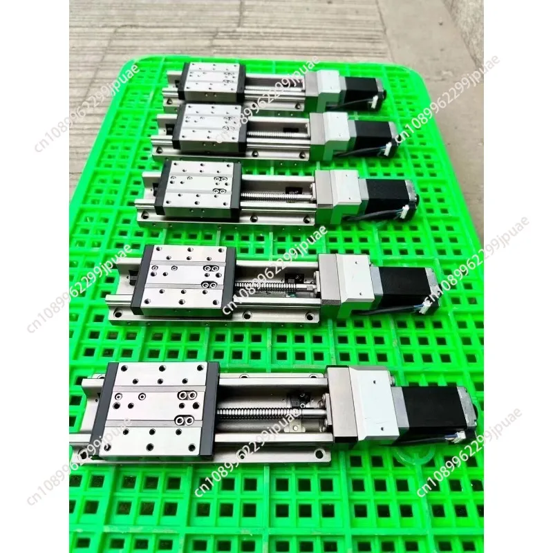 High Precision Motorized Linear Stage 75mm Travel Stainless Steel Micrometer Positioning Platform X Axis Linear Ball Guide