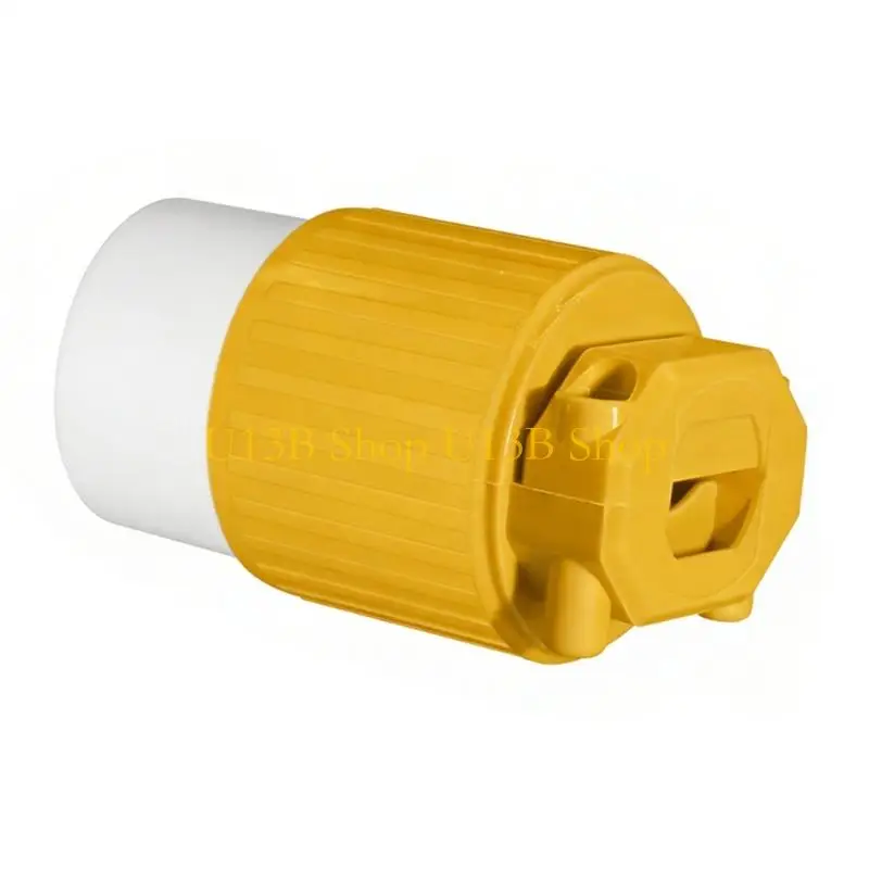 U13B NEMA5 15P 2Pole Industrial Female Plug with Internal Wiring Chamber to Prevent Arcing 125V 15A Grounding