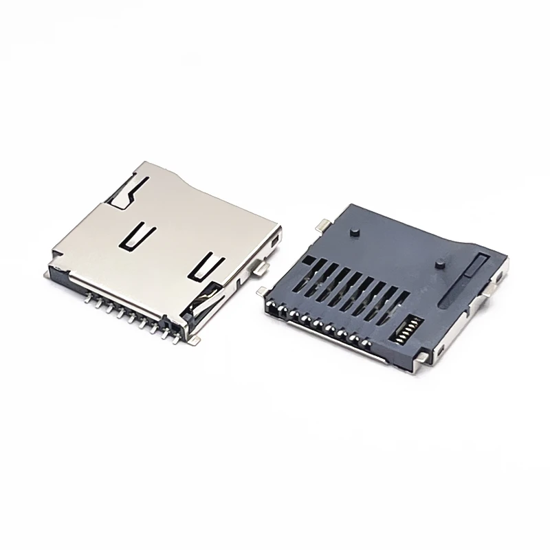 High Quality Micro SD TF Card Reader Socket with Detection Switch for PCB Circuit Board, Arduino, DIY Projects