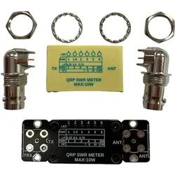 QRP SWR Meter 1-50MHz QRP SWR Meter Kit 10W Removable BNC Pad Design