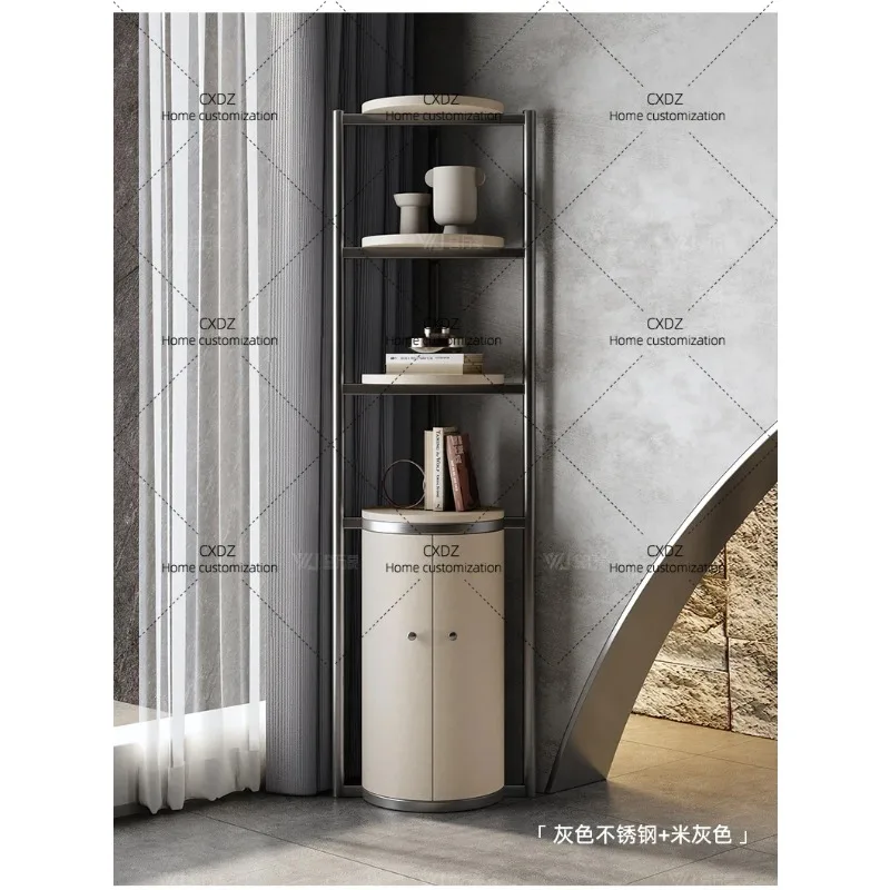 X Minimalist Corner Cabinet Living Room Corner Shelf Wall Triangle Wine Cabinet Locker