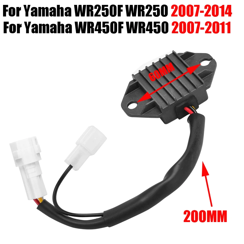 

12v Voltage Regulator Rectifier For Yamaha WR250F WR250 2007-2014 WR450F WR450 2007-2011 5UM-81960-E0 WR 250 450 250F 450F