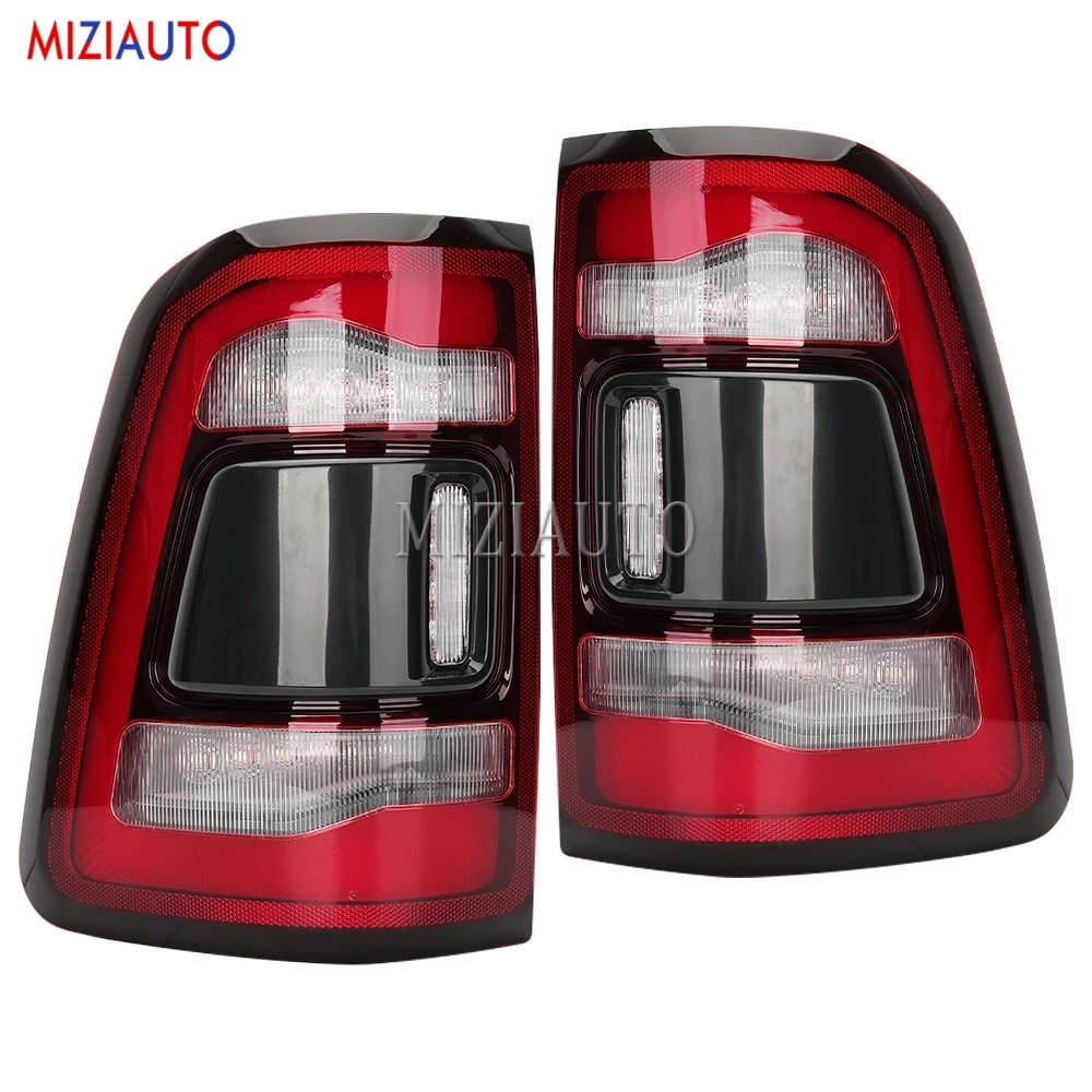 LED Rear Tail Light for Dodge Ram 2019 -2021 Taillights Driving Brake Reversing Rear Lamps Blind Spot Turn Signal 55112993AC