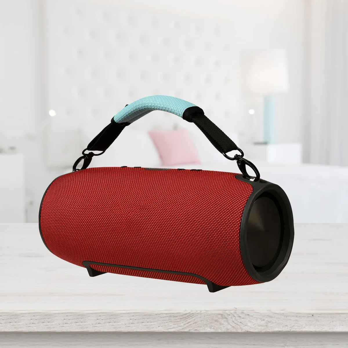 

Portable Handle Strap For Speaker Heavy Duty Nylon Webbing With Zinc Alloy Travel Carrying Lanyard String Replacement Strap