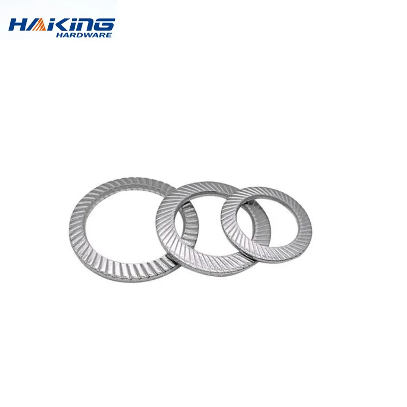 M2.5 M3 M4 M5 M6 M8 M10 M12 M14 M16 DIN9250 A2-70 304 Stainless Steel Disc Spring Serrated Lock Washer Knurled Elastic Gasket