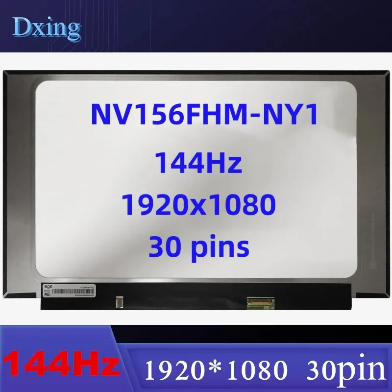 Imagem -02 - Tela Lcd Ips de 15.6 Polegadas Original 144hz com Olho Estreito Nvfh Ny1 30 Pinos 1920x1080 Edp