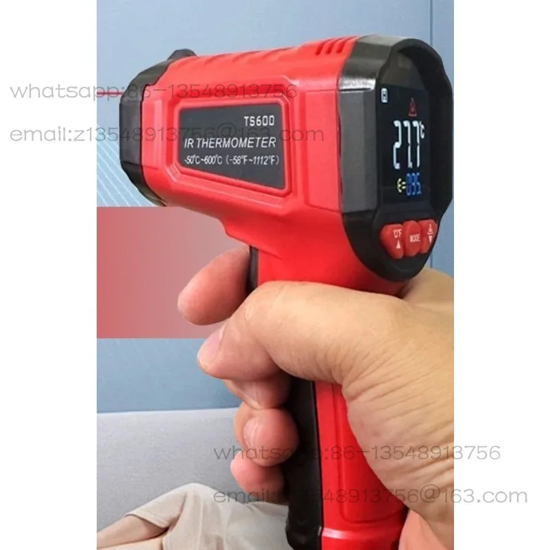 TS380proI Infrared Thermometer Industrial Temperature Measurement Gun Kitchen Baking Water Temperature Thermometer