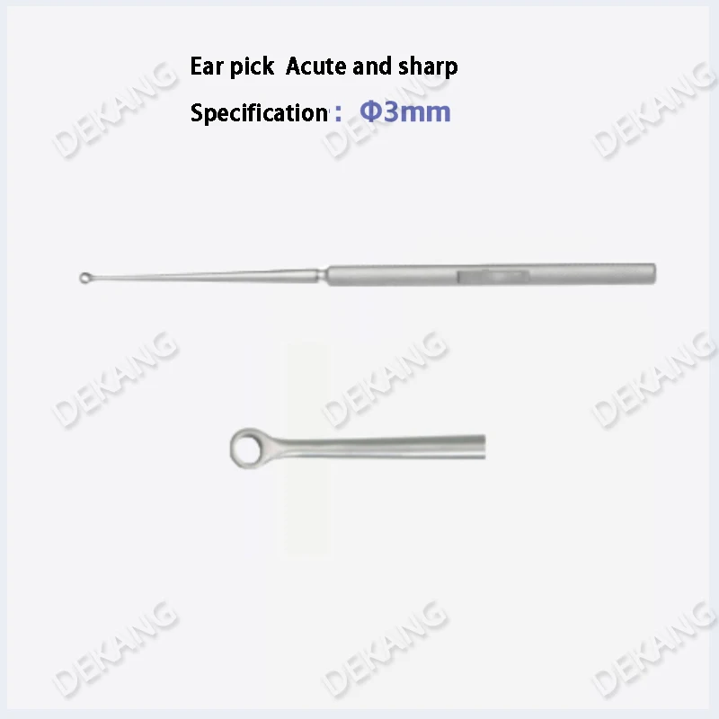 Tympanic Ear-Nose-Throat Curette Treatment Table Curette