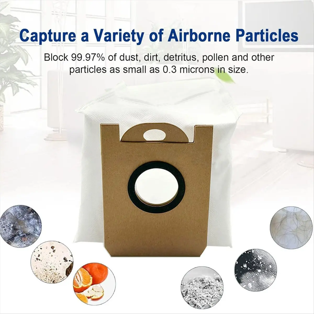 A62K ل S1 برو الروبوتية مكنسة كهربائية كيس لجميع الغبار استبدال أجزاء كنس الملحقات أكياس الغبار القمامة 10 قطعة