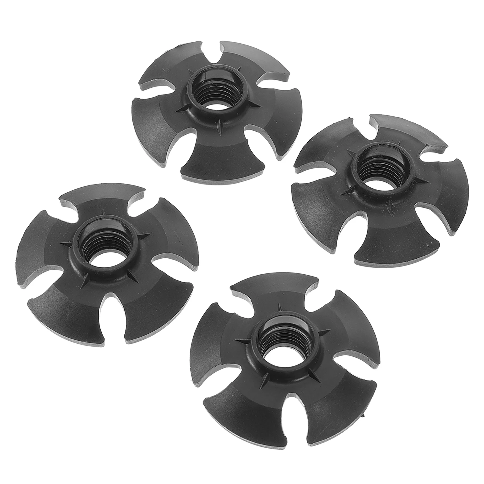 

4Pcs Hiking Pole Mud Baskets Replacement Rubber Tips Trekking Hiking Stick Accessories Snow Stopper Outdoor Cane Tips