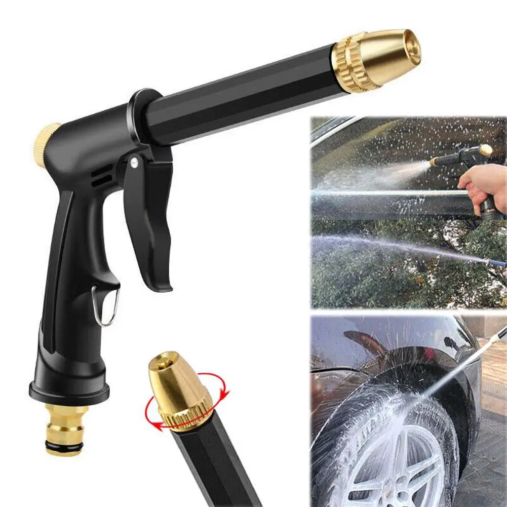 1pc High Pressure Water Gun Car Washing Garden Watering Hose Nozzle Sprinkler Foam Jug Water Faucet Joint Quick Connector