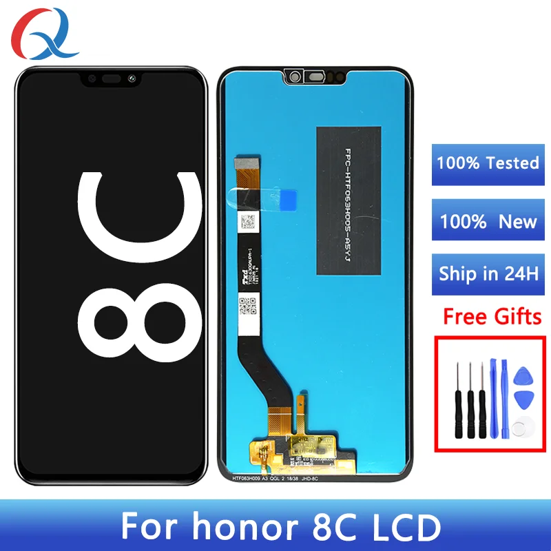 pantalla for Honor 8C screen replacement ecran For Huawei Honor 8C LCD Display Touch Screen Digitizer Assembly for 8c lcd