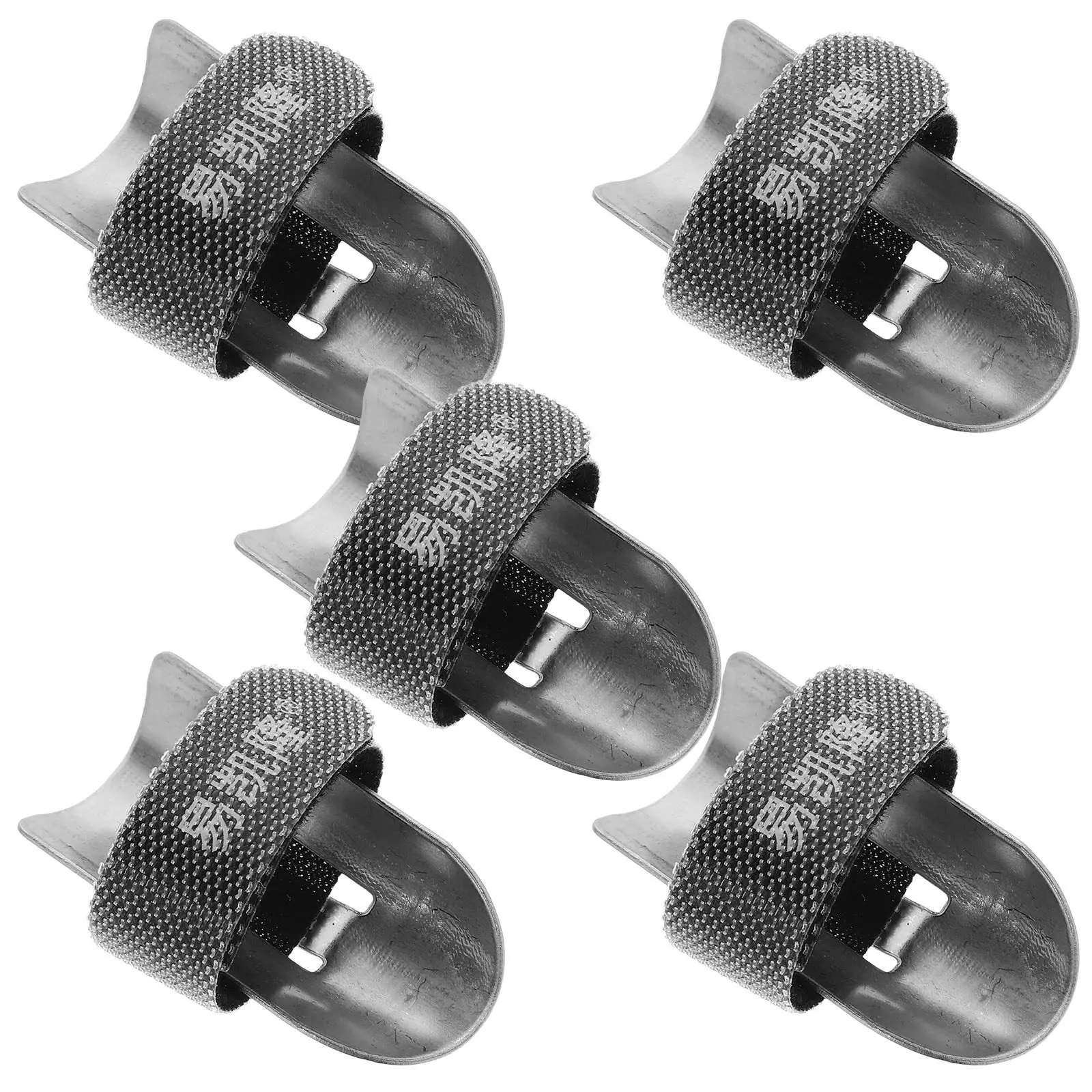 

5Pcs Stainless Steel Finger Guards Cutting Protector Sleeves Safe Kitchen Finger Cover for Grater Chopper Dicer Use