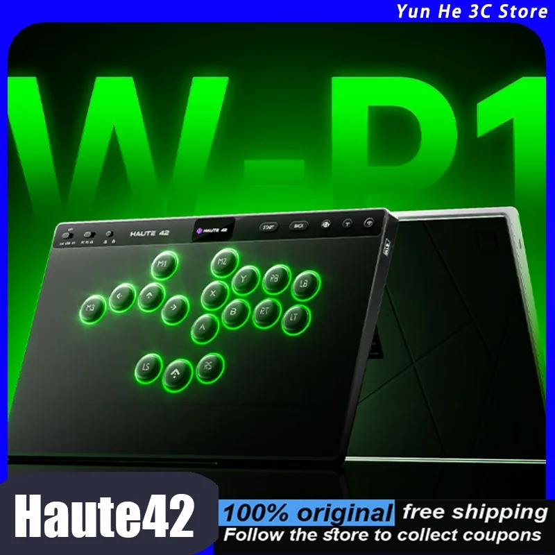 Hitbox Haute42 W-P1 ファイティングキーボードスイッチ/ストリートファイター6/PC対応 トリプルモードワイヤレス接続 フルPOM素材