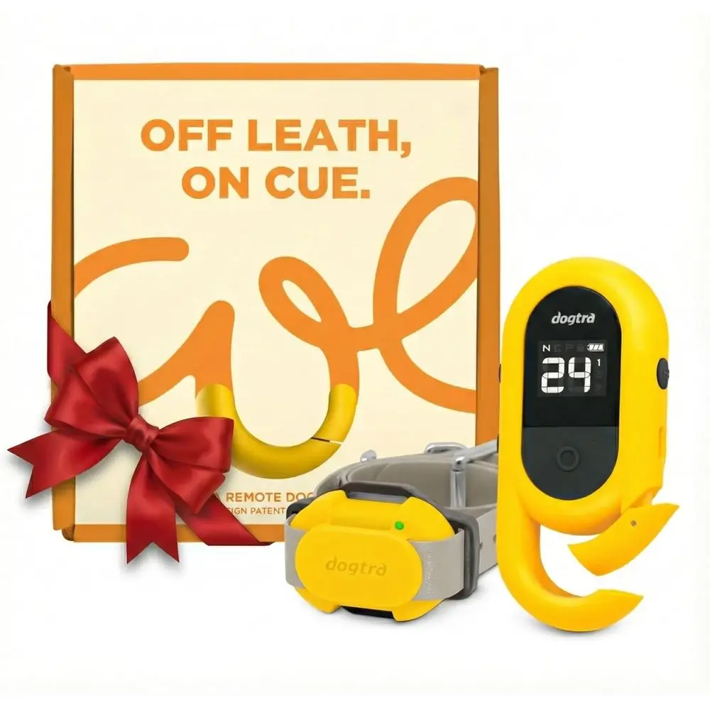 

E-Collar with Remote - Training Made Easy, Gentle Vibration, Custom, Waterproof, Rechargeable, 400-Yard Range System