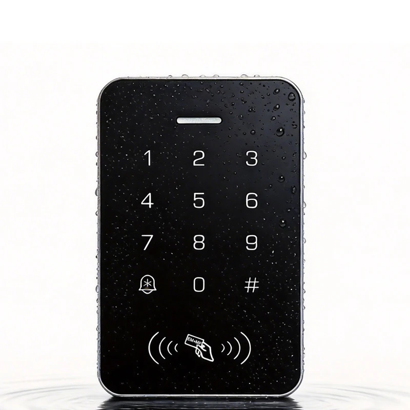 

Waterproof Dual frequency RFID Access Control Keypad 125KHz and 13.56 Mhz Card Reader Door Lock Opener Keyboard Control System