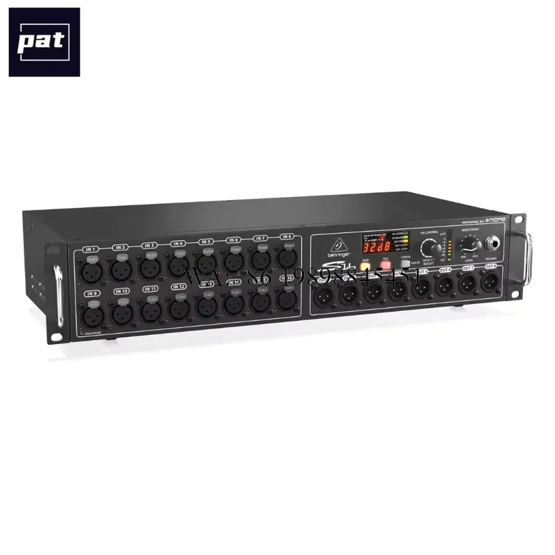 WMWMNU Behringer S16 I/O Box with 16 Remote-Controllable Midas Preamps 8 XLR Stereo Outputs Digital Snake I/O