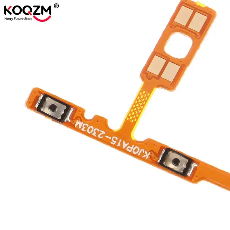 1pc Power ON OFF Mute Switch Control Key Volume Button Flex Cable For OPPO A15s / A15 Replacement Repair Parts