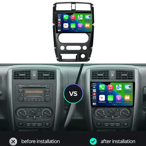 Imagen 2 del producto Android 15 para Suzuki Jimny 3 2005 - 2019 Radio de coche reproductor de vídeo Multimedia navegación GPS Auto Carplay No 2Din 2 Din DSP DVD