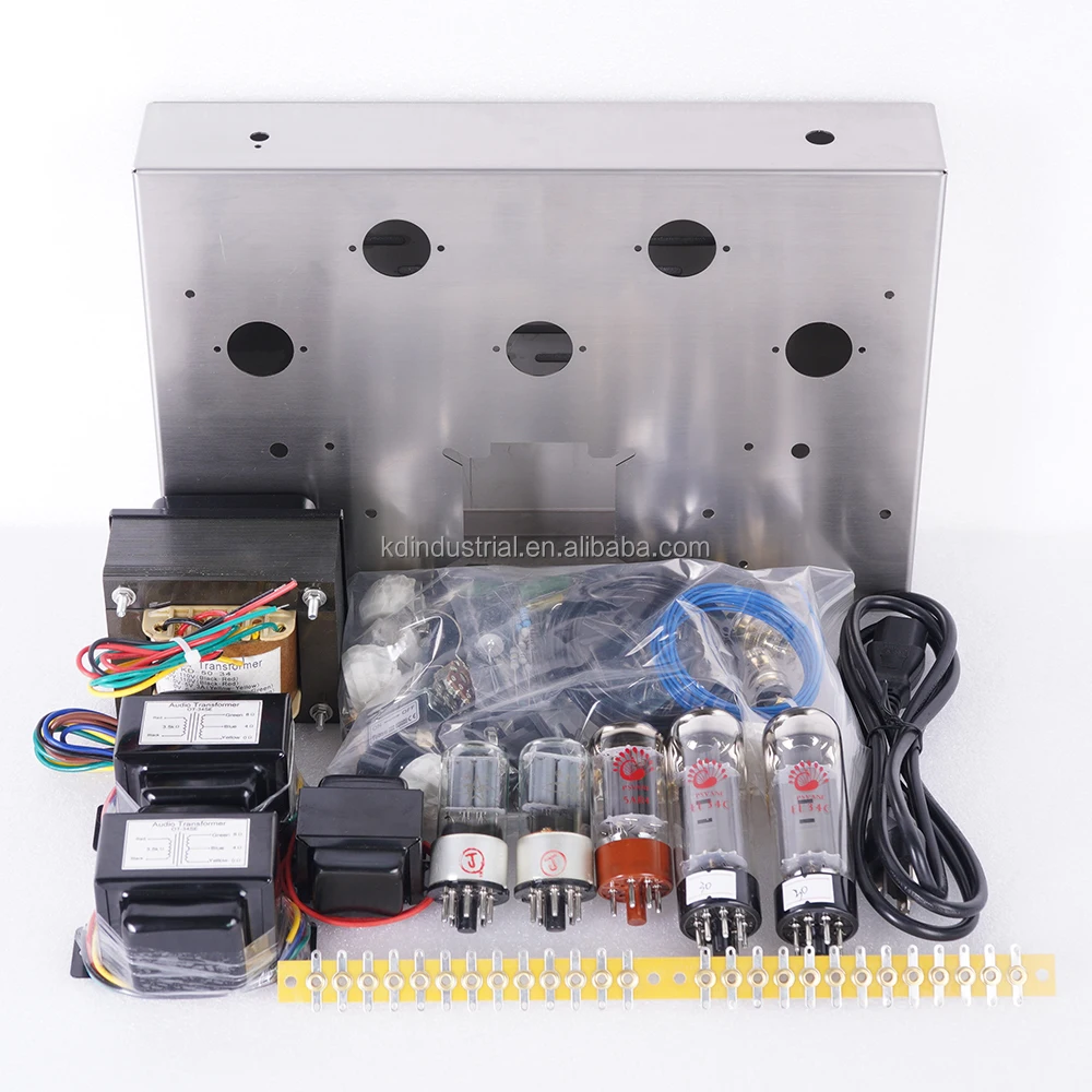 

HIFI DIY Single Ended EL34 Silver Tube Audio Amplifier Kit