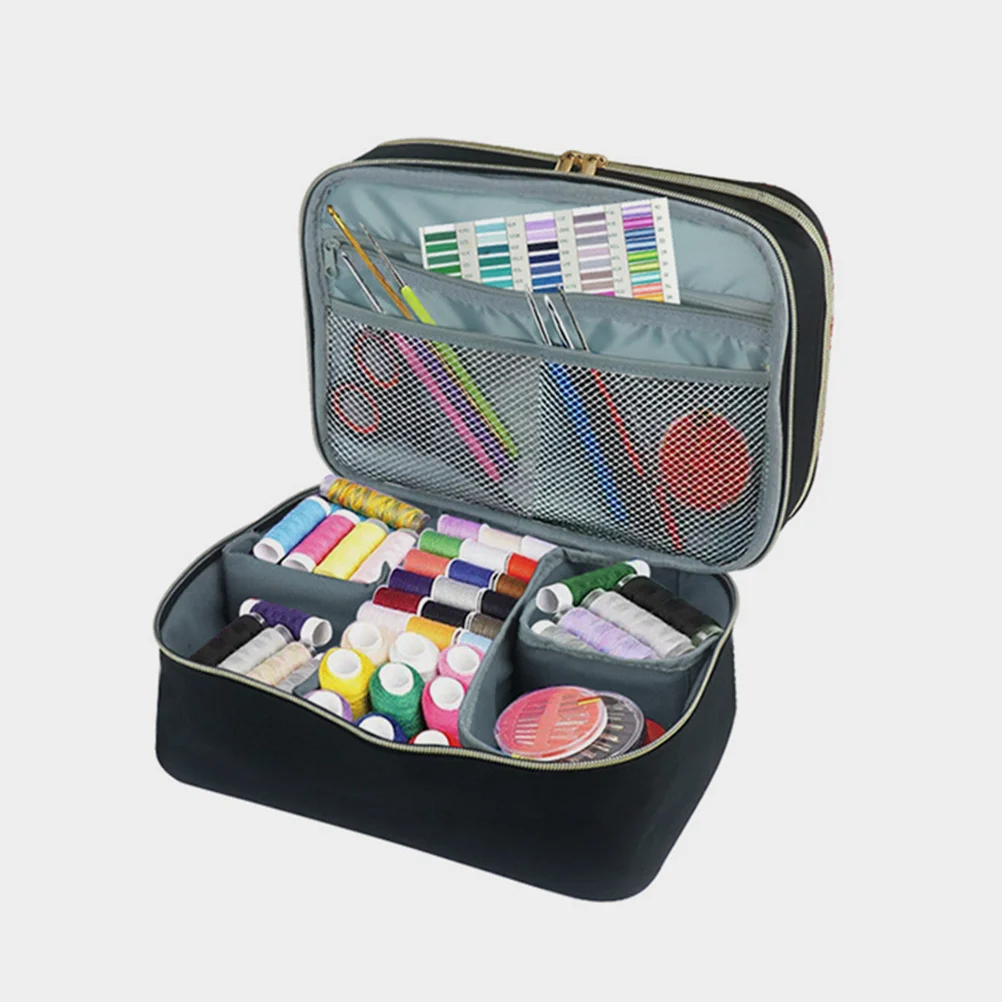 

Double Storage Box Trip Makeup Holder Brush Bags Sundries ganizing Toiletry Large Capacity Women Cosmetics Bag Nail Art Pouch