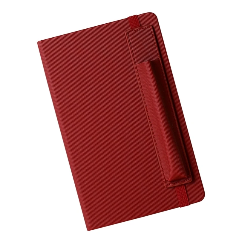 E9LB Маленький дорожный журнал с держателем для ручек на резинках для женщин и мужчин, пишущих