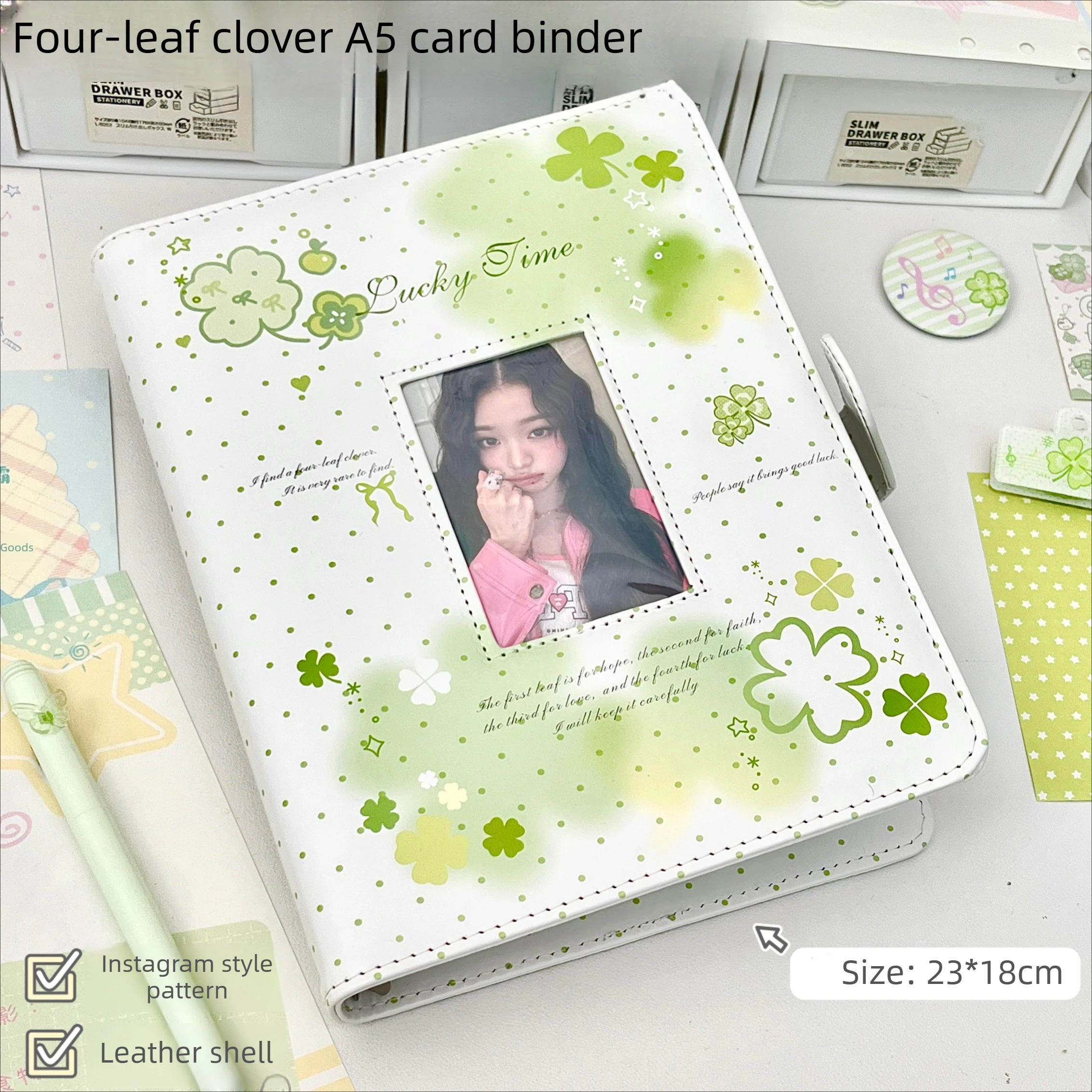 Polaroid Photo Album - Álbum de Fotos A5 de Cuero