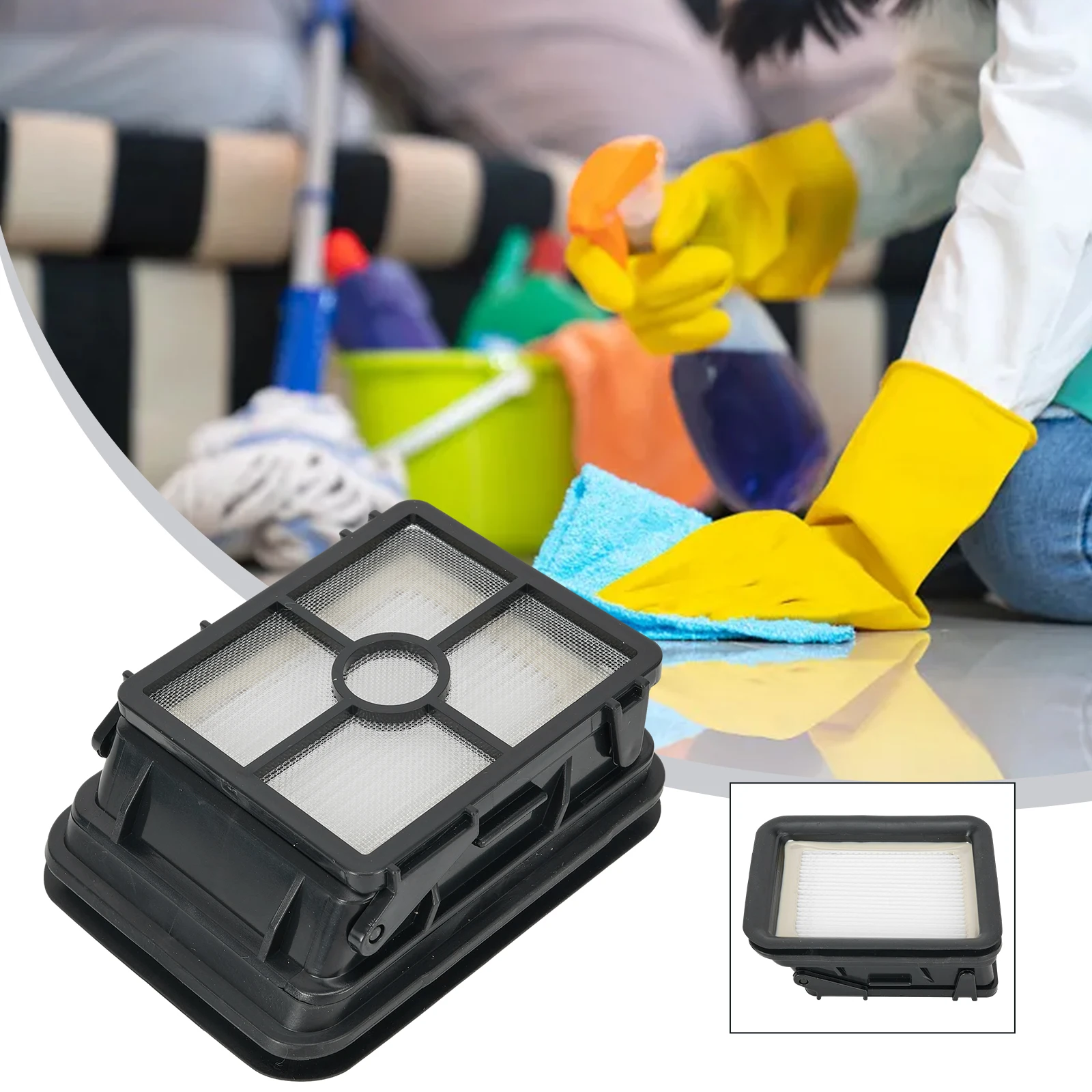 Black+White Filter 90*75mm For Bissell Cross Wave Vacuum Cleaner 1785, 1785A , 17852, 17853, 17854, 17855, 17856, 1785Q, 17858