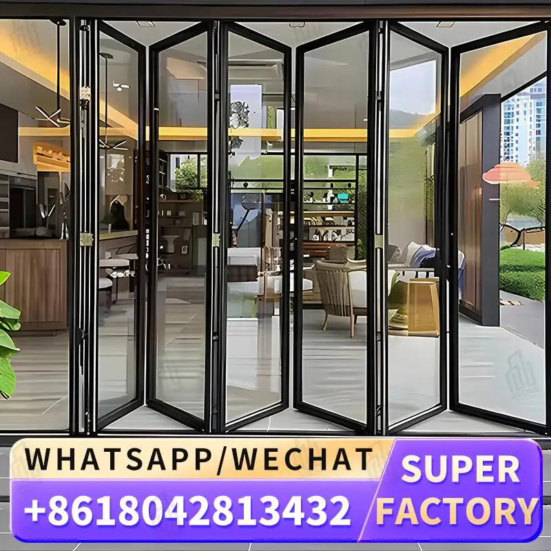 

Customizable Windows Foldable Door for European Office Spaces Innovative Factory Windows Foldable door