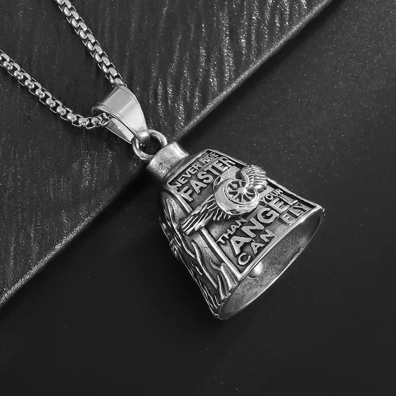 St Christopher Guardian Bell Pendant Key Chain