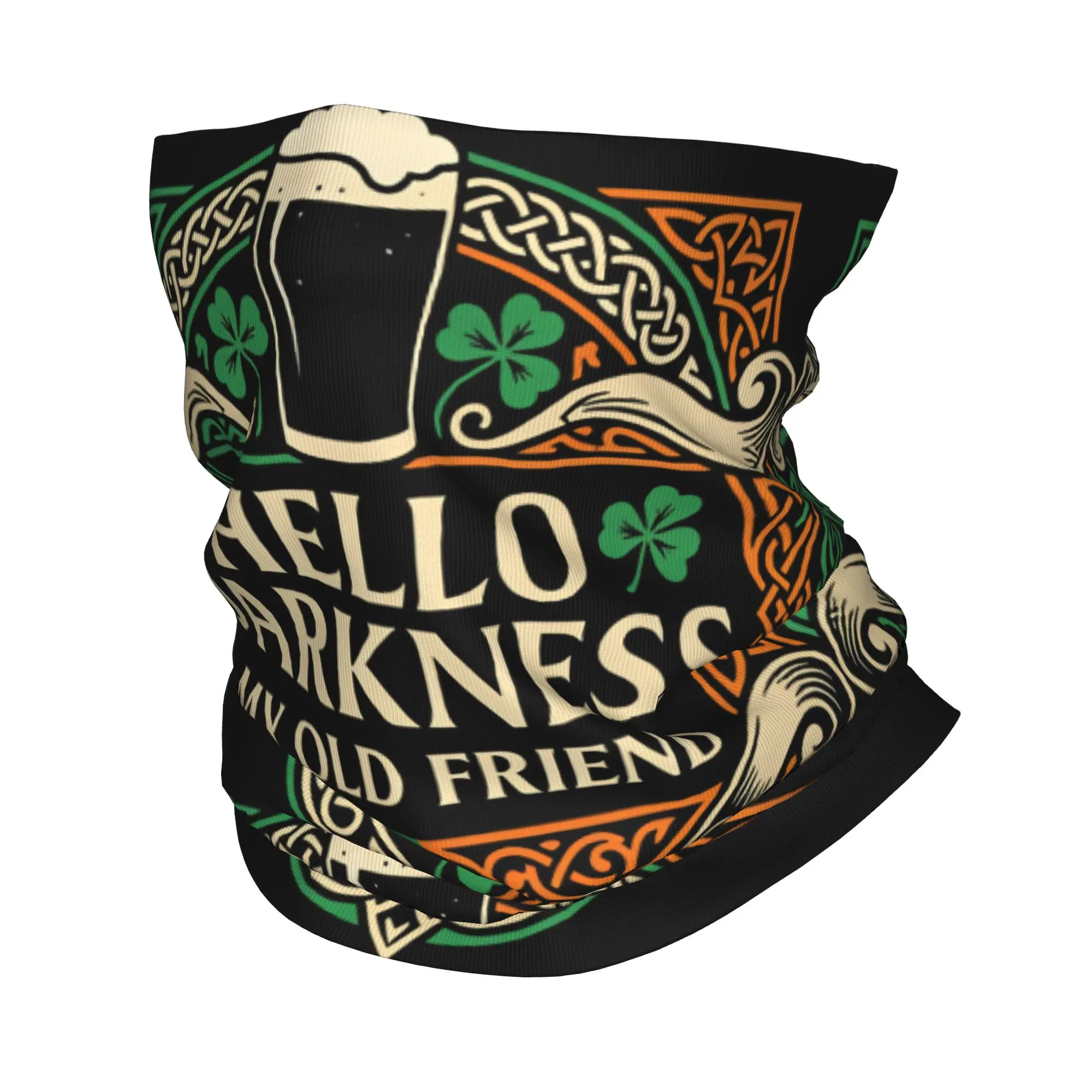 

Hello Darkness My Old Friend Balaclava Riding Fishing Face Cover Mask Women Vintage Windproof Cycling Mask Neck Cover Scarves