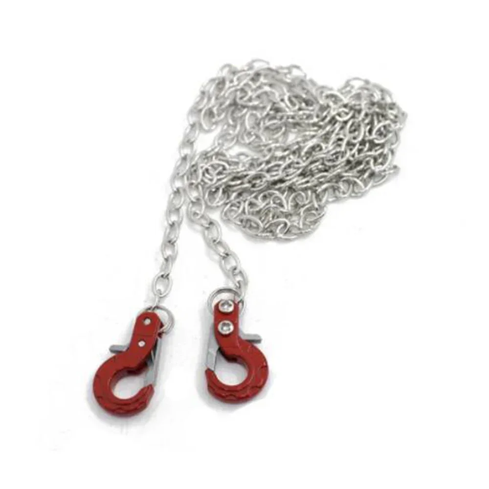 Gancio per rimorchio Accessori per catena per rimorchio per SCX10 D90 D110 TF2 Tamiya TRX4 Simulazione Crawler RC Car