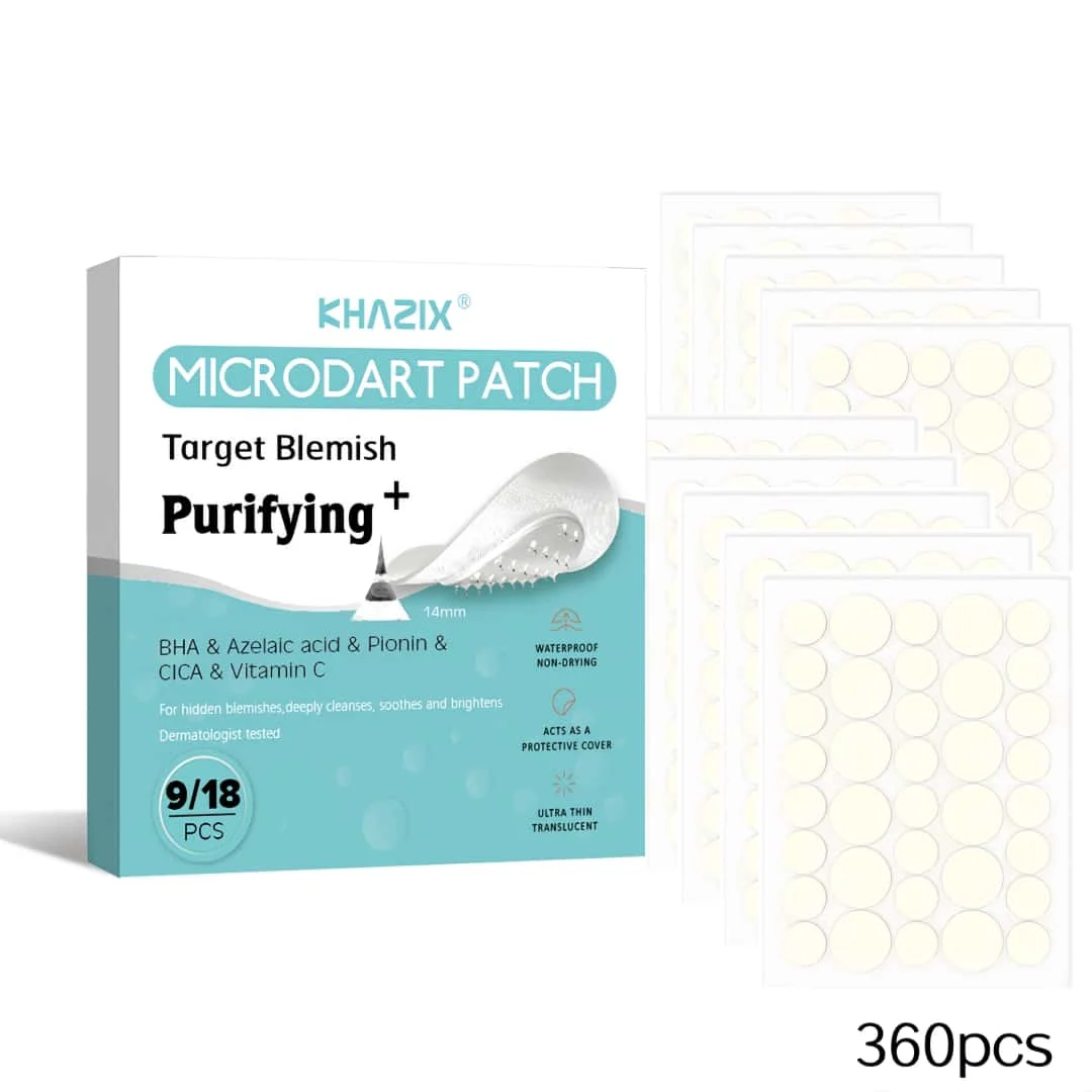 

360pcs Ultra-thin Hydrocolloid Acne Patch: 0.1mm invisible thickness, not obtrusive even when viewed up close.