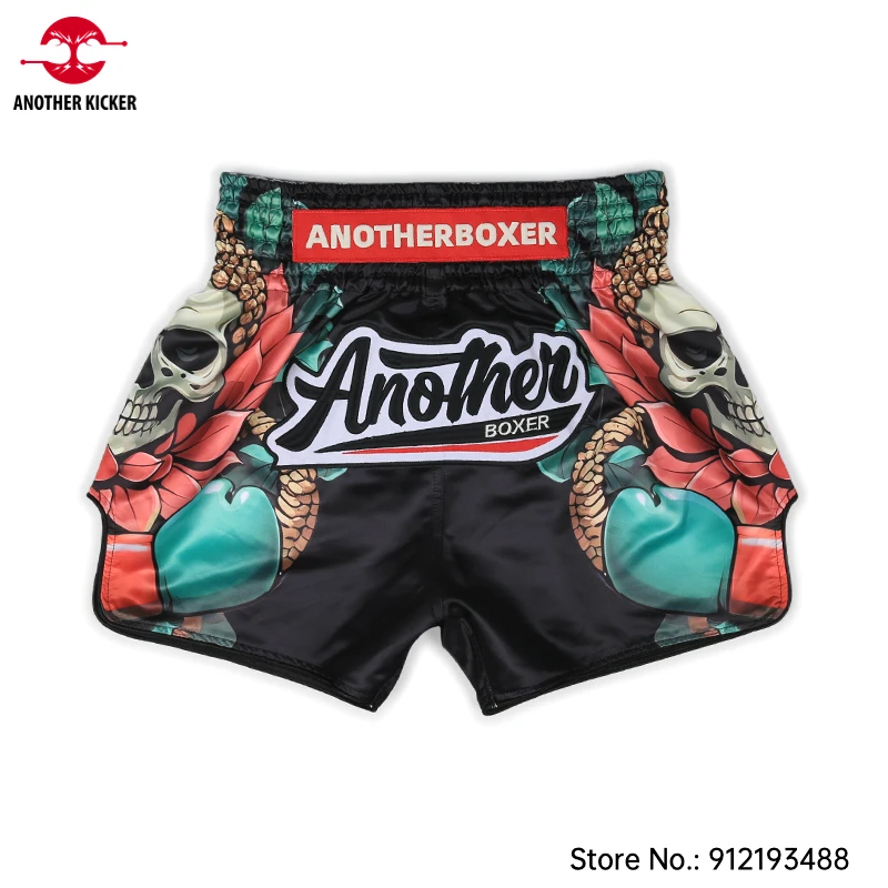 Men's Muay Thai Shorts Breathable Quick-Dry MMA Kickboxing Boxing Shorts Women Child Premium Training Fighting Thaiboxing Shorts