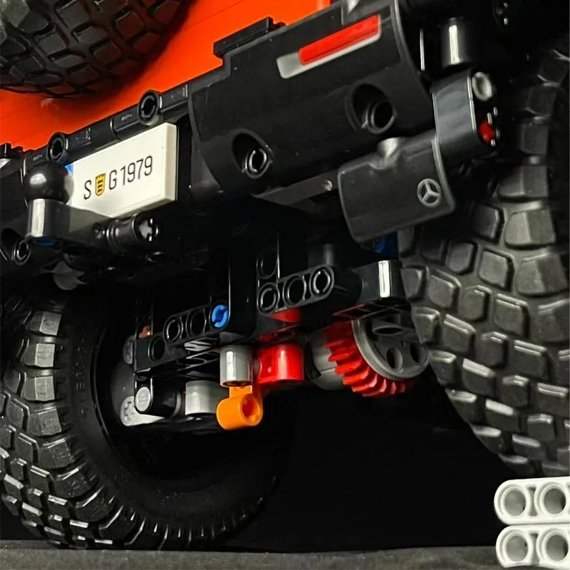 2891 قطعة MOC جديد G500 نموذج مركبة احترافي للطرق الوعرة ، مكعبات بناء ، طوب ، ألعاب أطفال ، هدايا عيد ميلاد ذاتية الصنع للعطلات #5