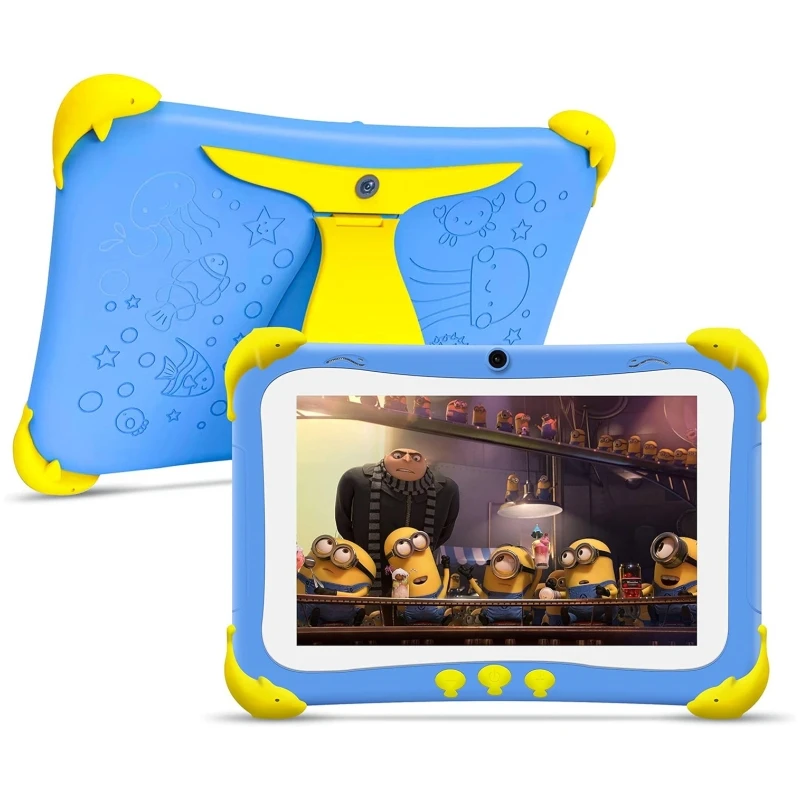 

Top Sales 8 Inch Android 11 Tablets For Kids 1GB RAM 16GB ROM Allwinner A133 Quad-core Dual Camera 1280*800 IPS WIFI