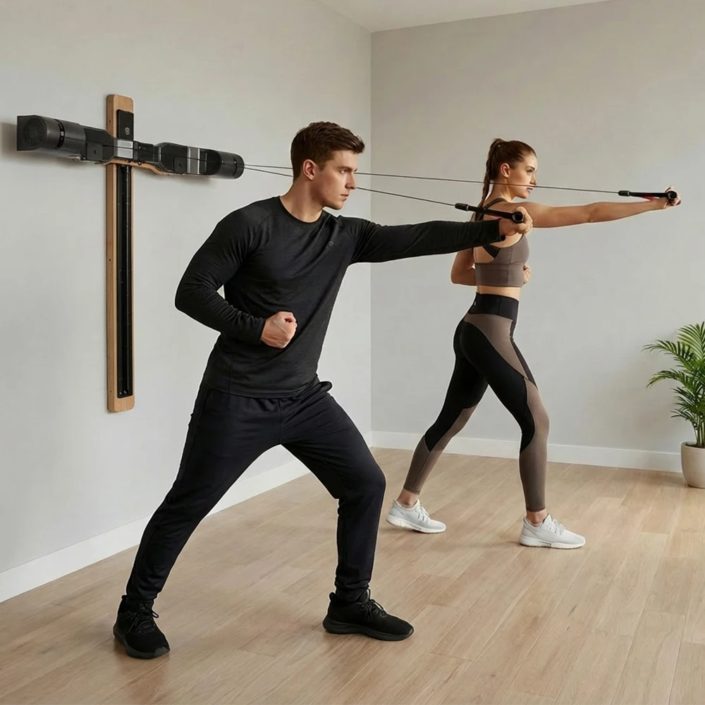 All-in-one Smart Fitness Products Smart Foldable Aluminum Alloy Strength Training Home Workout Equipment
