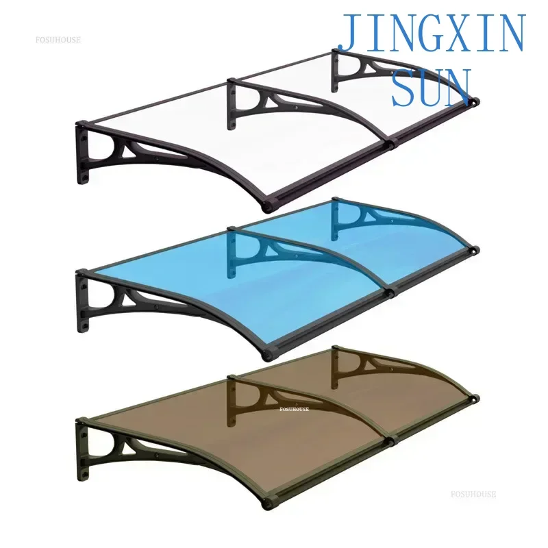 Aluminum Alloy Bracket Gazebos Balcony Window Eaves Awnings Transparent Pc Endurance Board Tents Home Outdoor Sunshade Pergola Y