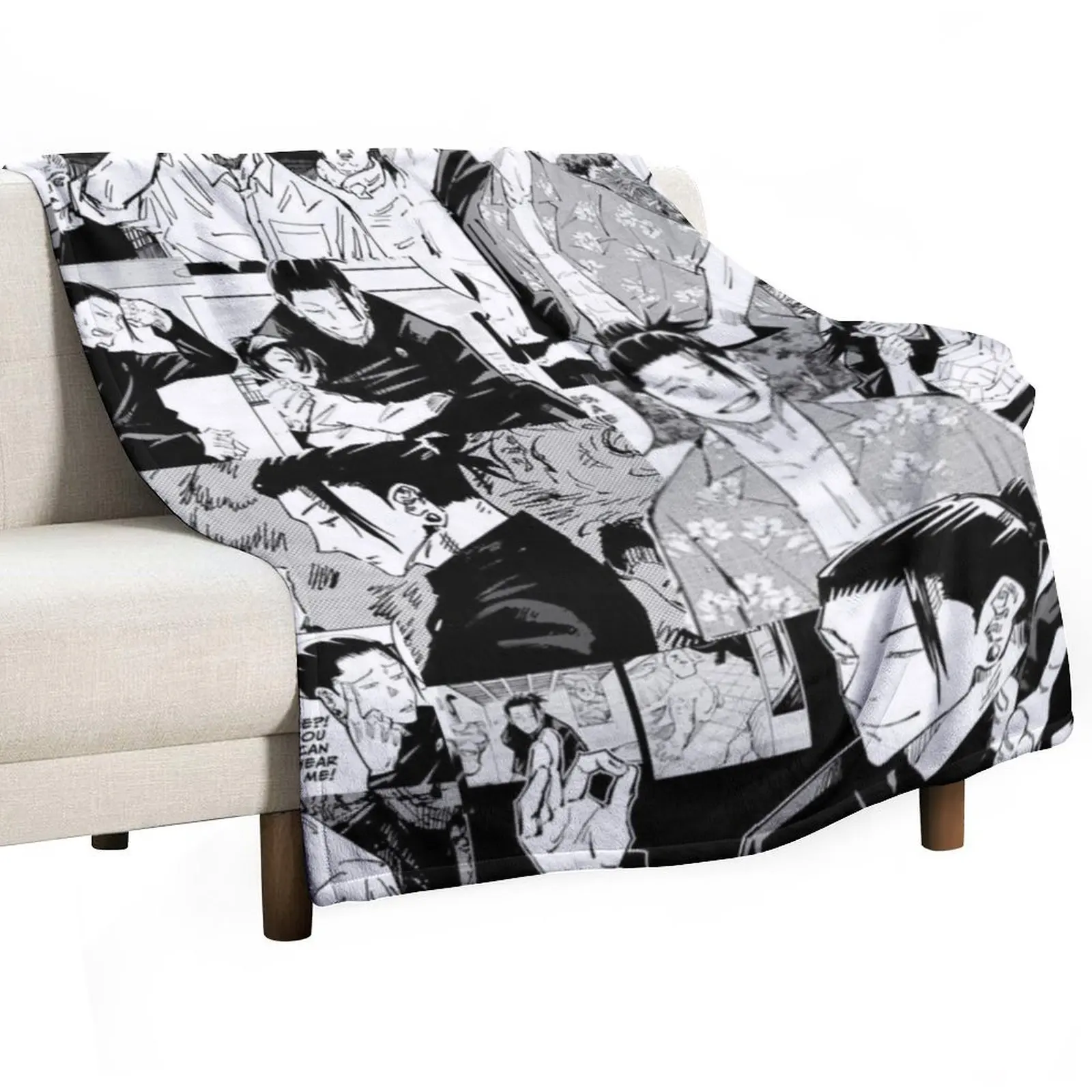 

geto Throw Blanket for babies Furry Camping Soft Plaid Blankets