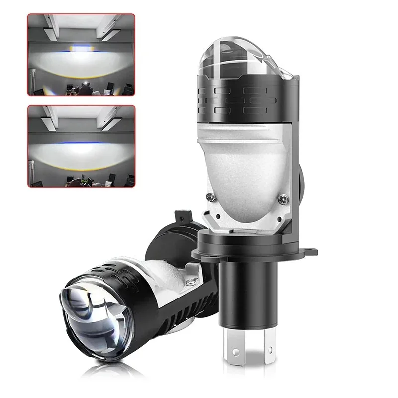 

2PCS 90W H4 LED Projector Headlight Bulbs 6000Lm 3A 9 36V Long Lifespan and Waterproof for Reliable Performance
