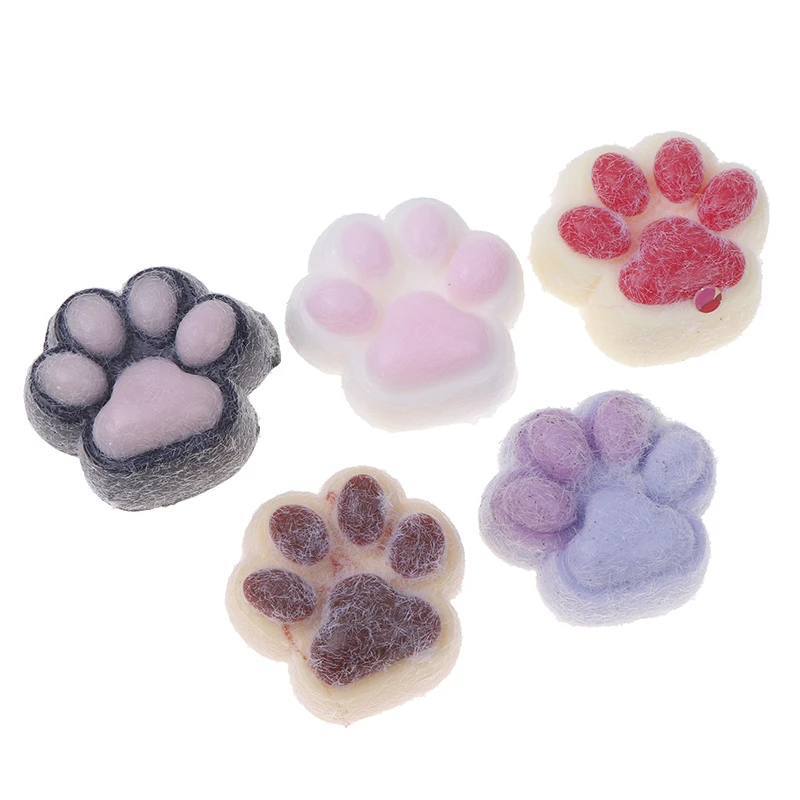 Squeeze Cat Paw Toys Cute Soft Abreact Relief Relax Toys Sticky Decompressing Pinching Cat Paw Stress Relief Squish Toy