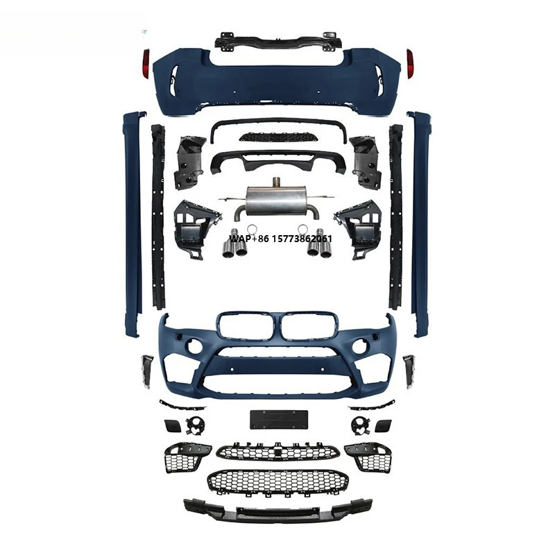 

Body Kit Car Parts Car Bumpers Suitable for 14-19 Models of X6 F16 Upgraded to X6M - M-style Front and Rear Bumpers