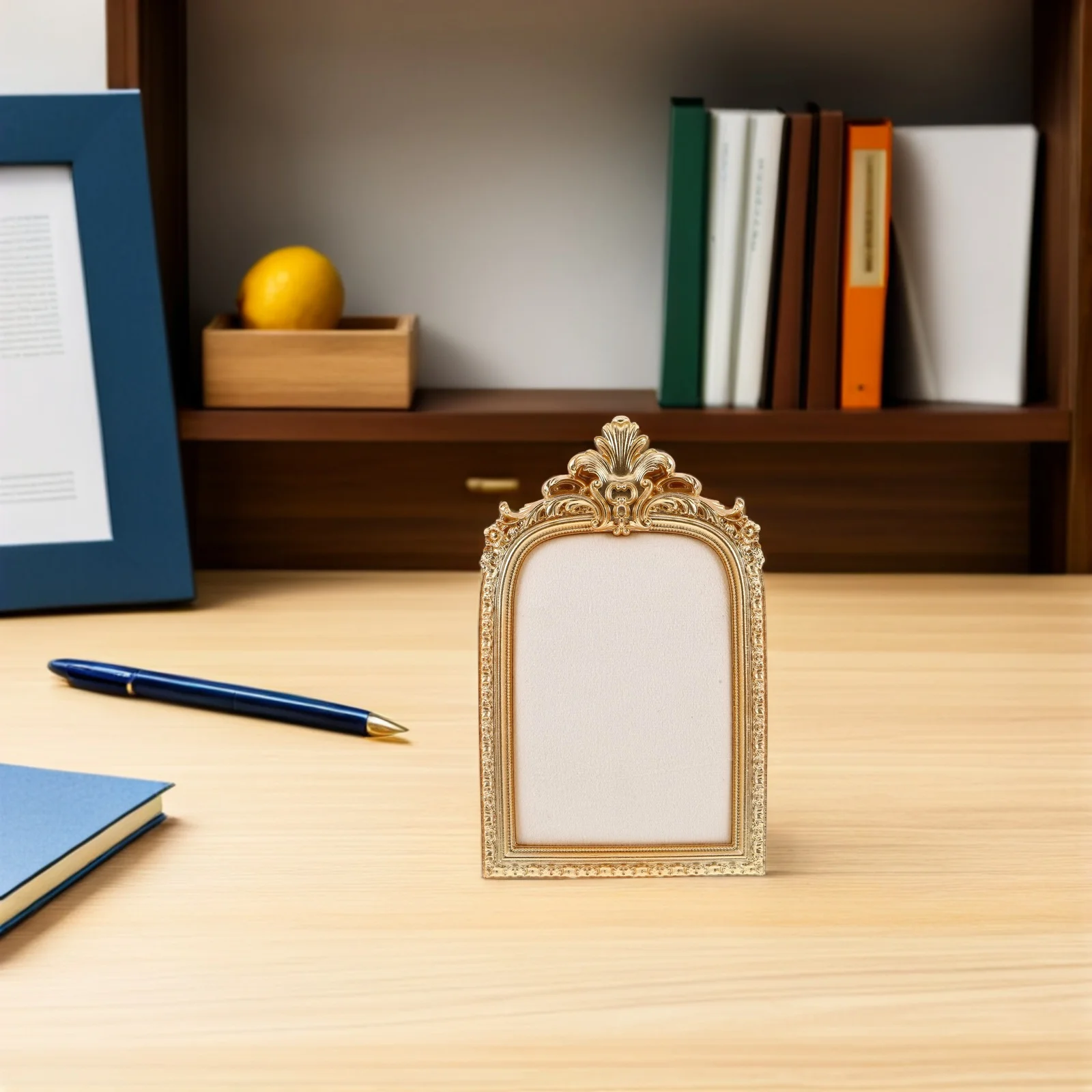 

Jewelry Display Stand Vintage Necklace Organizer Ring Holder Earring Tray Photography Props Frame Backing 7.58x4.72x0.67in