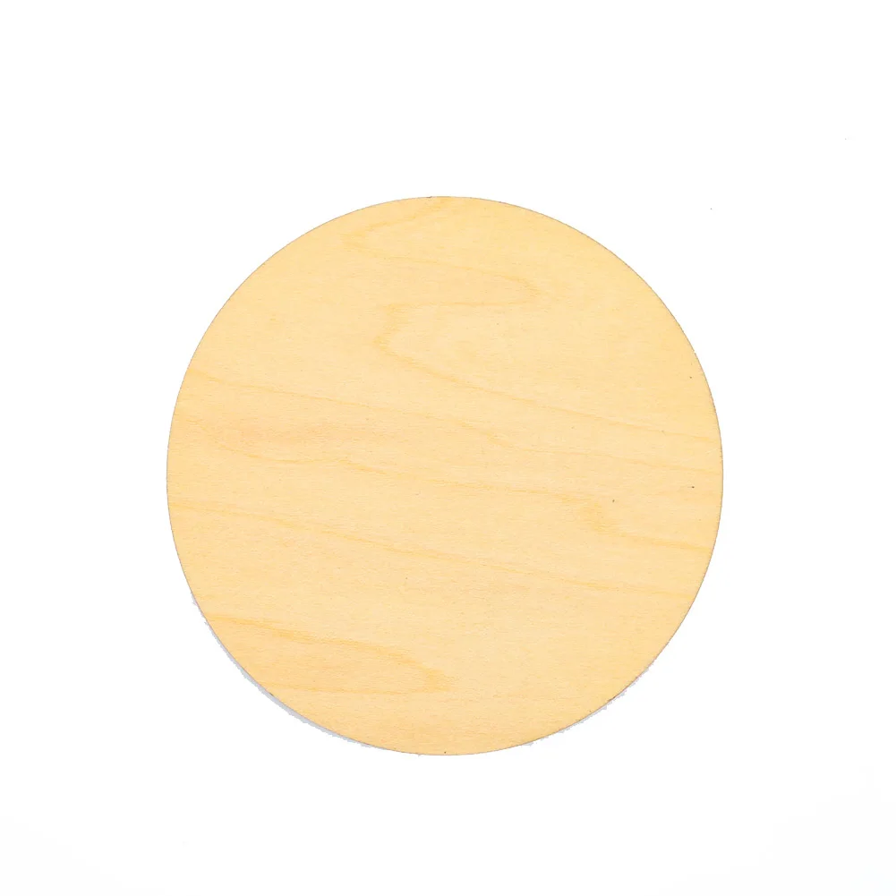 Simple Basswood Round Seven Chakra Energy Healing Placemat Home Wooden Coaster Kitchen Potholder Kitchen Table Decor Accessories