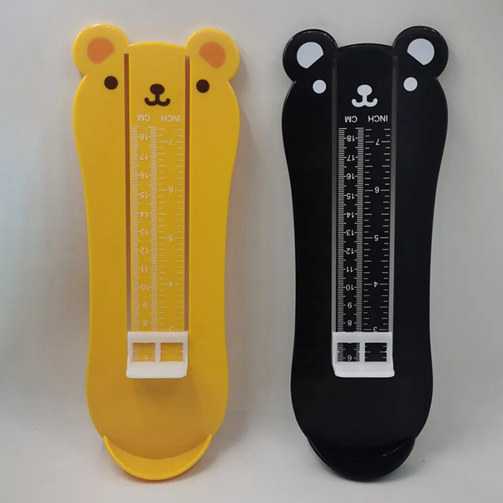 2Pcs Foot Ruler Measuring Device for Shoes Size Chart Universal Feet Sizer Gauge Accurate Easy to Use Protractor