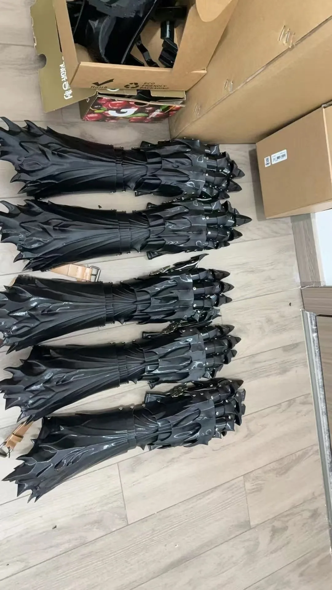 Medieval Knight Goth Vintage Mechanical Long Gloves Tactical Punk Hand Armor Man Woman 3D Pringting Cosplay Props