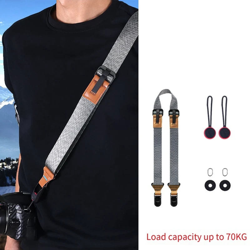 Camera Shoulder Strap Quick Adjustment Slant Decompression Quick Release Strap Buckle, A 1Set Quick Release Strap