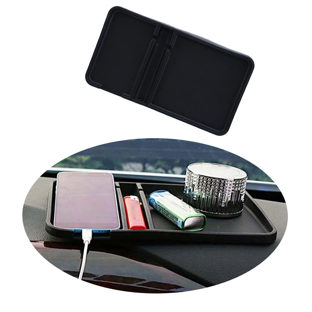 

For Tesla Model Y/3 Universal Car Interior Dashboard Box Tray Phone Holder Organizer Non-Slip Tray Auto Car Styling Accessories