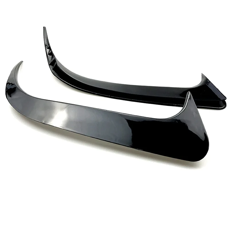 2 szt. Czarne błyszczące spojlery na tylny zderzak, lotki, wloty powietrza do Mercedes-Benz CLA 45 AMG W117 C117 CLA200 220 250 260 2013-2019 — 2