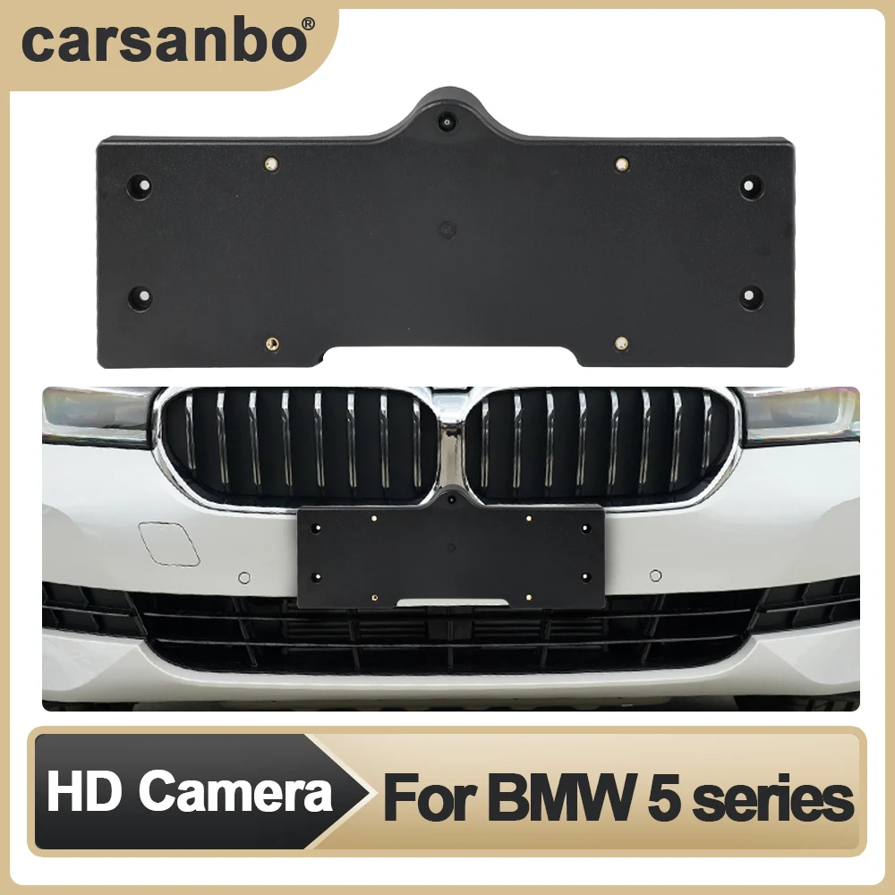 Carsanbo Car Front View OEM Camera HD Night Vision Camera Fisheye Wide Angle 150° Parking Monitoring System for BMW 2021 5series